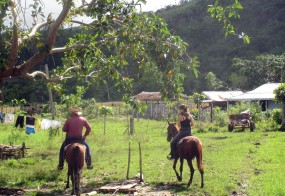 Central Cuba on horseback
